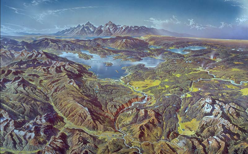 Yellowstone Caldera - Wyoming USA